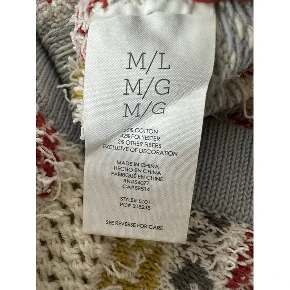 Cabi Siesta Poncho Womens Size M/L Oversized Aztec Bohemian Outdoor Cozy - Picture 5 of 8